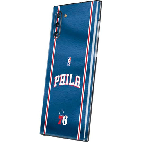 NBA Philadelphia 76ers Jersey Galaxy Note 10 Skin