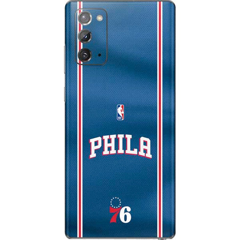 NBA Philadelphia 76ers Jersey Galaxy Note20 5G Skin