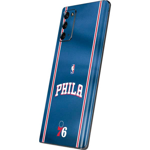NBA Philadelphia 76ers Jersey Galaxy Note20 5G Skin