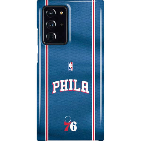 NBA Philadelphia 76ers Jersey Galaxy Note20 Ultra 5G Lite Case