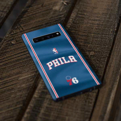 NBA Philadelphia 76ers Jersey Galaxy S10 Plus Skin