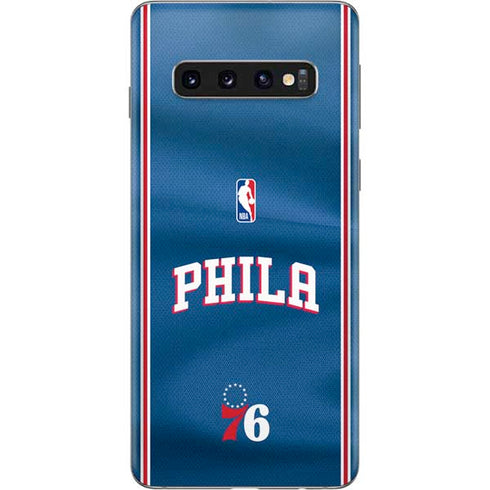NBA Philadelphia 76ers Jersey Galaxy S10 Skin