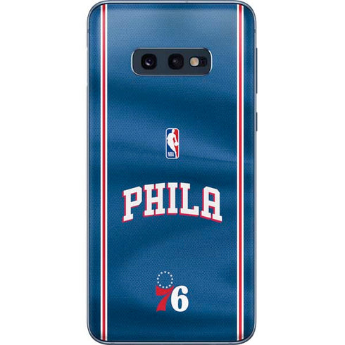NBA Philadelphia 76ers Jersey Galaxy S10e Skin