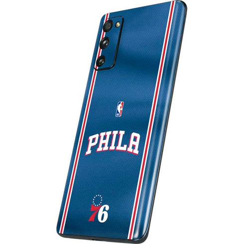 NBA Philadelphia 76ers Jersey Galaxy S20 Fan Edition Skin