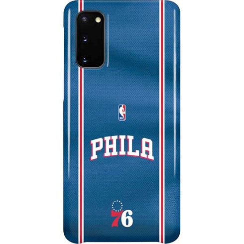 NBA Philadelphia 76ers Jersey Galaxy S20 Lite Case