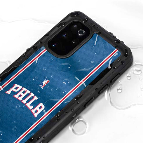 NBA Philadelphia 76ers Jersey Galaxy S20 Plus Waterproof Case