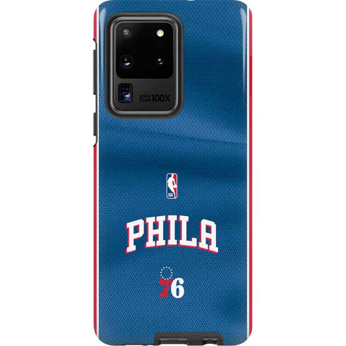 NBA Philadelphia 76ers Jersey Galaxy S20 Ultra 5G Pro Case