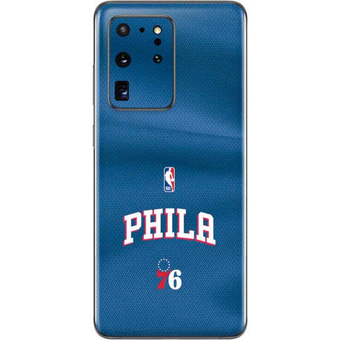 NBA Philadelphia 76ers Jersey Galaxy S20 Ultra 5G Skin