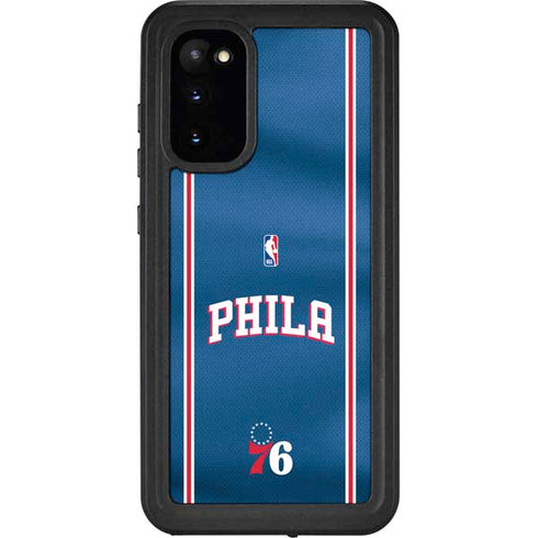 NBA Philadelphia 76ers Jersey Galaxy S20 Waterproof Case