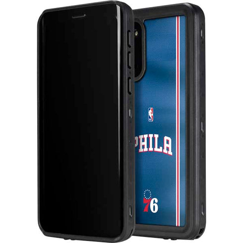 NBA Philadelphia 76ers Jersey Galaxy S20 Waterproof Case