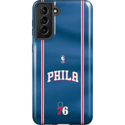 NBA Philadelphia 76ers Jersey Galaxy S21 Plus 5G Pro Case