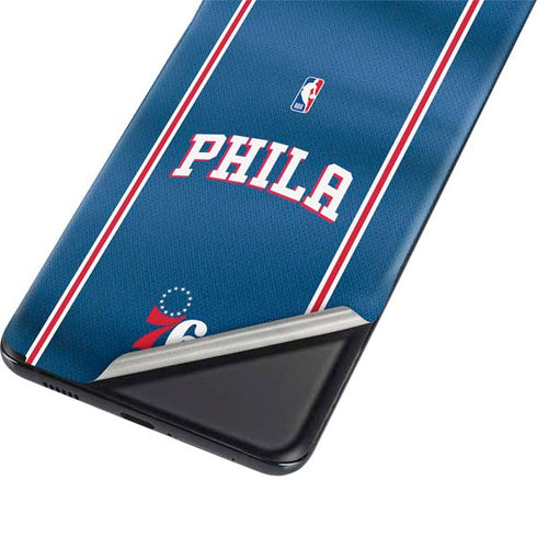 NBA Philadelphia 76ers Jersey Galaxy S21 Plus 5G Skin