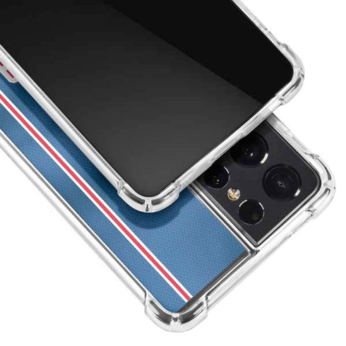 NBA Philadelphia 76ers Jersey Galaxy S21 Ultra 5G Clear Case