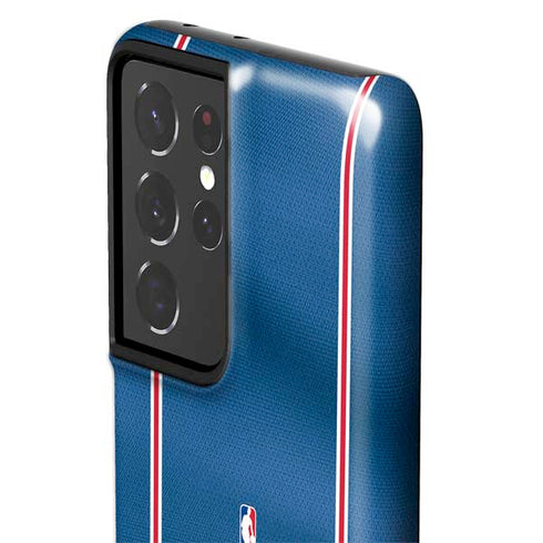 NBA Philadelphia 76ers Jersey Galaxy S21 Ultra 5G Pro Case