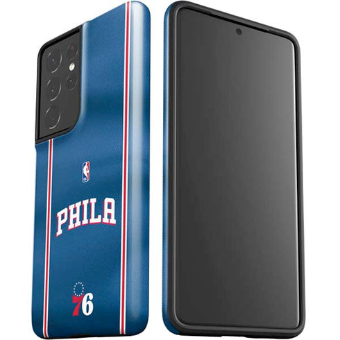 NBA Philadelphia 76ers Jersey Galaxy S21 Ultra 5G Pro Case