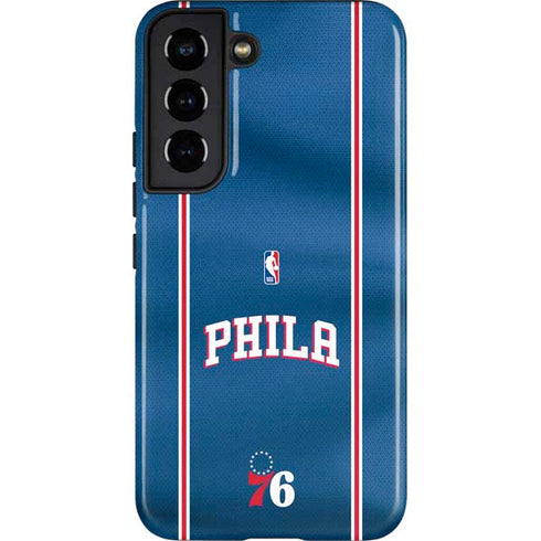 NBA Philadelphia 76ers Jersey Galaxy S22 Pro Case