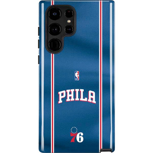 NBA Philadelphia 76ers Jersey Galaxy S22 Ultra Pro Case