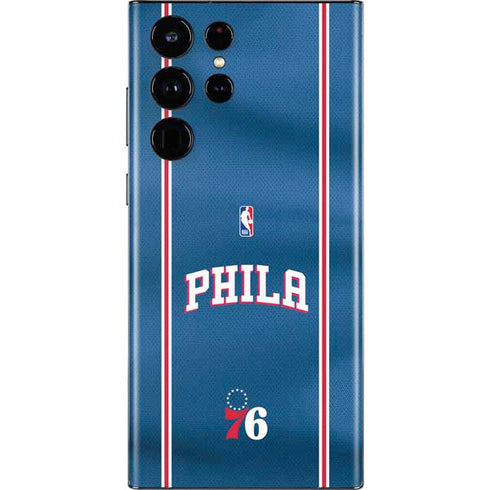 NBA Philadelphia 76ers Jersey Galaxy S22 Ultra Skin