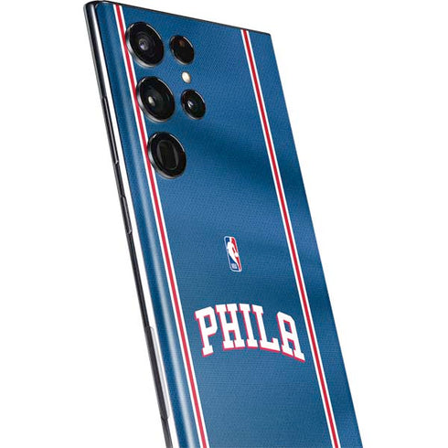 NBA Philadelphia 76ers Jersey Galaxy S22 Ultra Skin