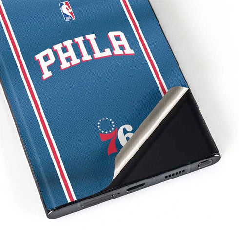 NBA Philadelphia 76ers Jersey Galaxy S22 Ultra Skin