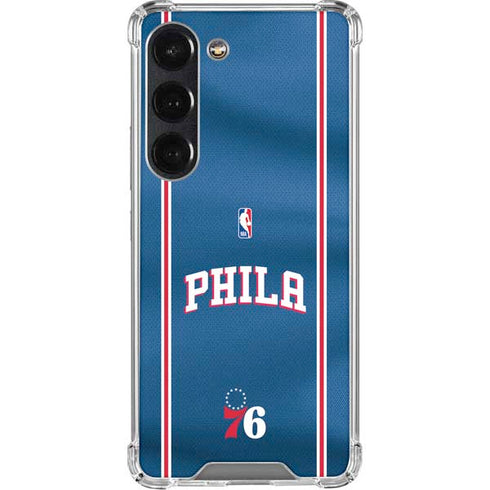 NBA Philadelphia 76ers Jersey Galaxy S23 Clear Case