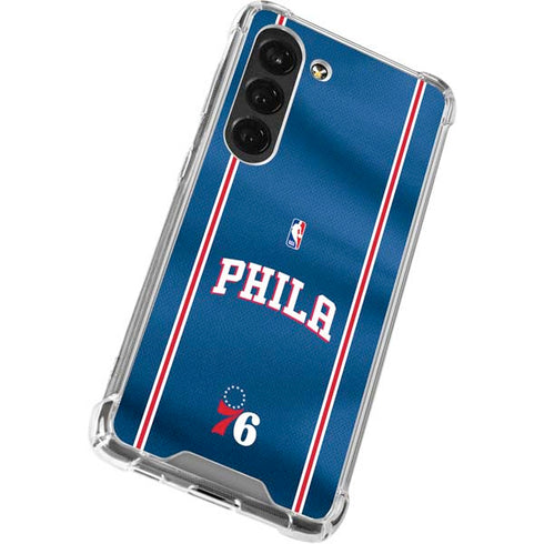 NBA Philadelphia 76ers Jersey Galaxy S23 Clear Case