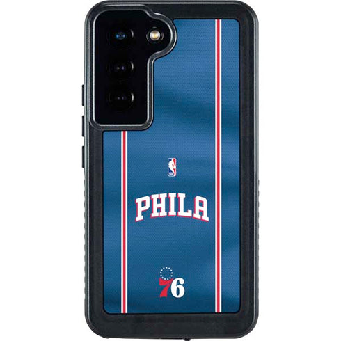 NBA Philadelphia 76ers Jersey Galaxy S23 Waterproof Case