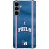 NBA Philadelphia 76ers Jersey Galaxy S24 Plus Clear Case