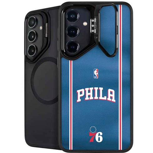 NBA Philadelphia 76ers Jersey Galaxy S24 Plus Kickstand Case