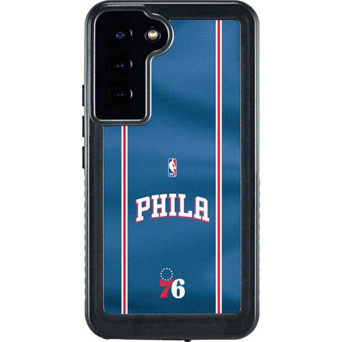 NBA Philadelphia 76ers Jersey Galaxy S24 Plus Waterproof Case