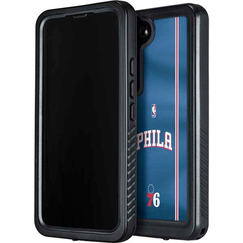 NBA Philadelphia 76ers Jersey Galaxy S24 Plus Waterproof Case