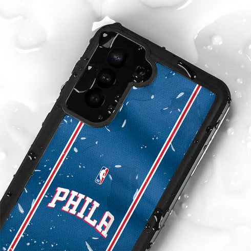 NBA Philadelphia 76ers Jersey Galaxy S24 Plus Waterproof Case