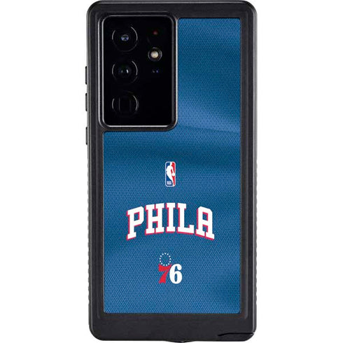 NBA Philadelphia 76ers Jersey Galaxy S24 Ultra Waterproof Case