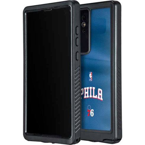 NBA Philadelphia 76ers Jersey Galaxy S24 Ultra Waterproof Case