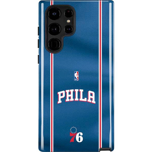 NBA Philadelphia 76ers Jersey Galaxy S25 Ultra Impact Case