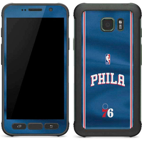 NBA Philadelphia 76ers Jersey Galaxy S7 Active Skin
