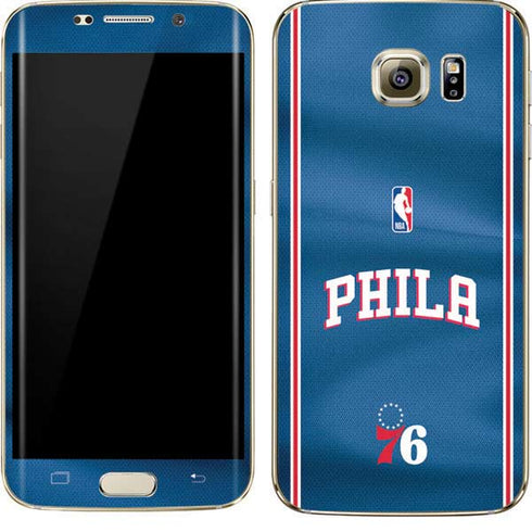 NBA Philadelphia 76ers Jersey Galaxy S7 Edge Skin