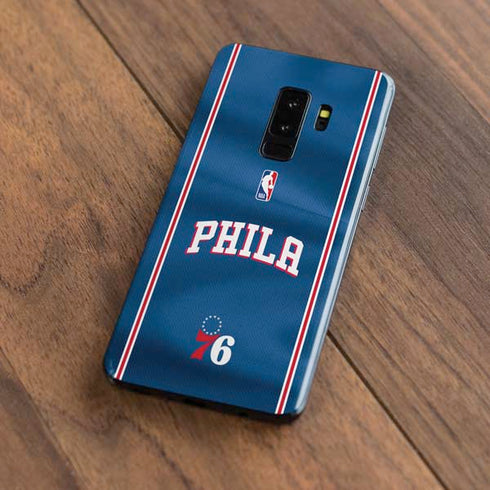 NBA Philadelphia 76ers Jersey Galaxy S9 Plus Skin