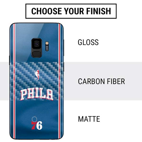 NBA Philadelphia 76ers Jersey Galaxy S9 Skin