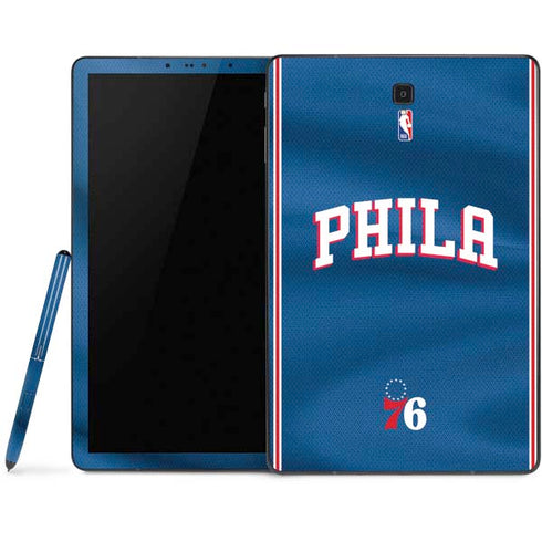 NBA Philadelphia 76ers Jersey Samsung Galaxy Tab Skin