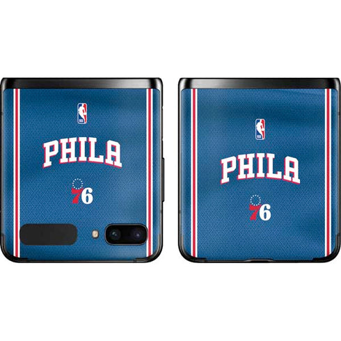 NBA Philadelphia 76ers Jersey Galaxy Z Flip Skin