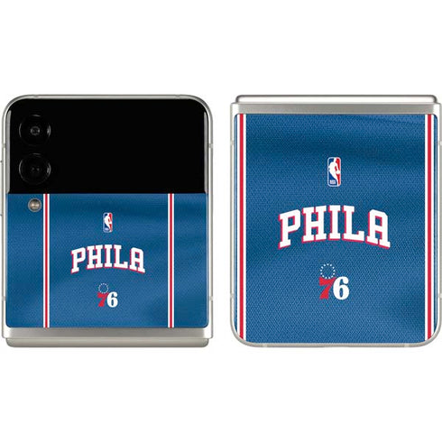 NBA Philadelphia 76ers Jersey Galaxy Z Flip3 5G Skin