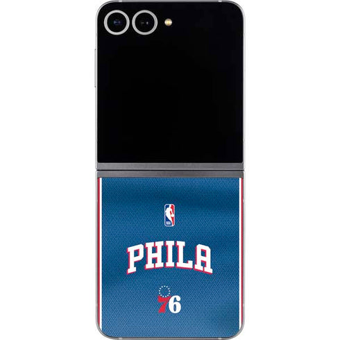 NBA Philadelphia 76ers Jersey Galaxy Z Flip6 Skin