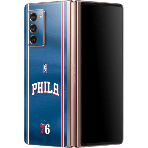 NBA Philadelphia 76ers Jersey Galaxy Z Fold2 5G Skin
