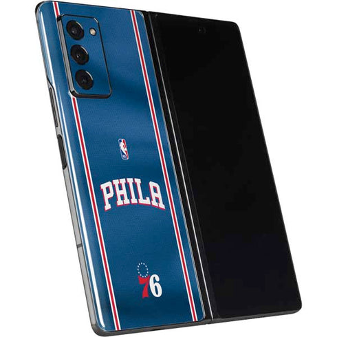 NBA Philadelphia 76ers Jersey Galaxy Z Fold2 5G Skin