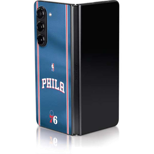 NBA Philadelphia 76ers Jersey Galaxy Z Fold5 5G Skin