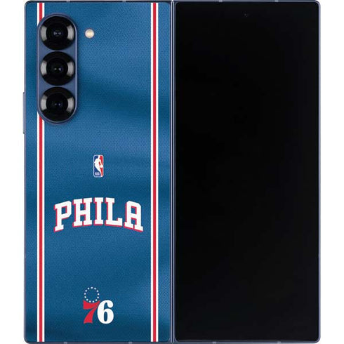 NBA Philadelphia 76ers Jersey Galaxy Z Fold6 Skin