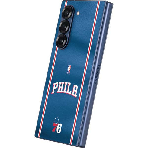 NBA Philadelphia 76ers Jersey Galaxy Z Fold6 Skin