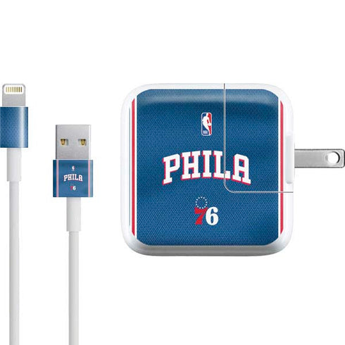 NBA Philadelphia 76ers Jersey iPad Charger (10W USB) Skin