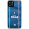 NBA Philadelphia 76ers Jersey iPhone 11 Pro Clear Case